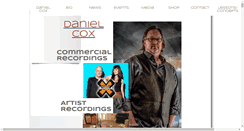 Desktop Screenshot of danielcoxmusic.com